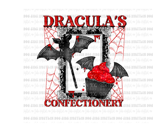 Dracula's Confectionery-Ready to Press Transfer