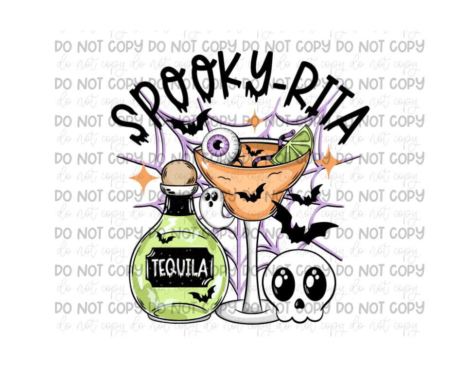 Spooky Rita -Ready to Press Transfer