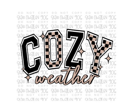 Cozy Weather black-Ready to Press Transfer