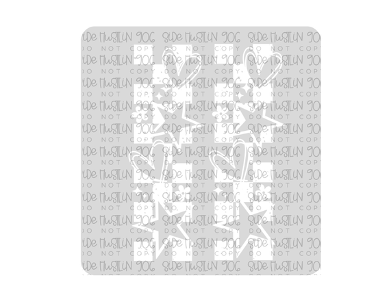 Tired white Sleeve-Ready to Press Transfer