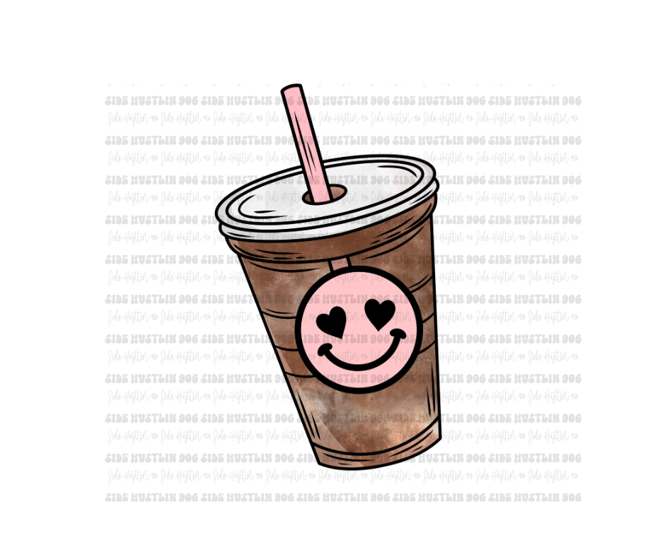 Iced Coffee-Ready to Press Transfer