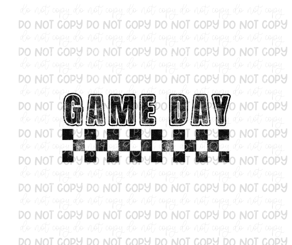 Game Day single color-Ready to Press Transfer