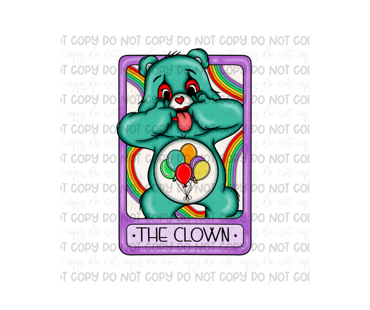 The Clown card -Ready to Press Transfer