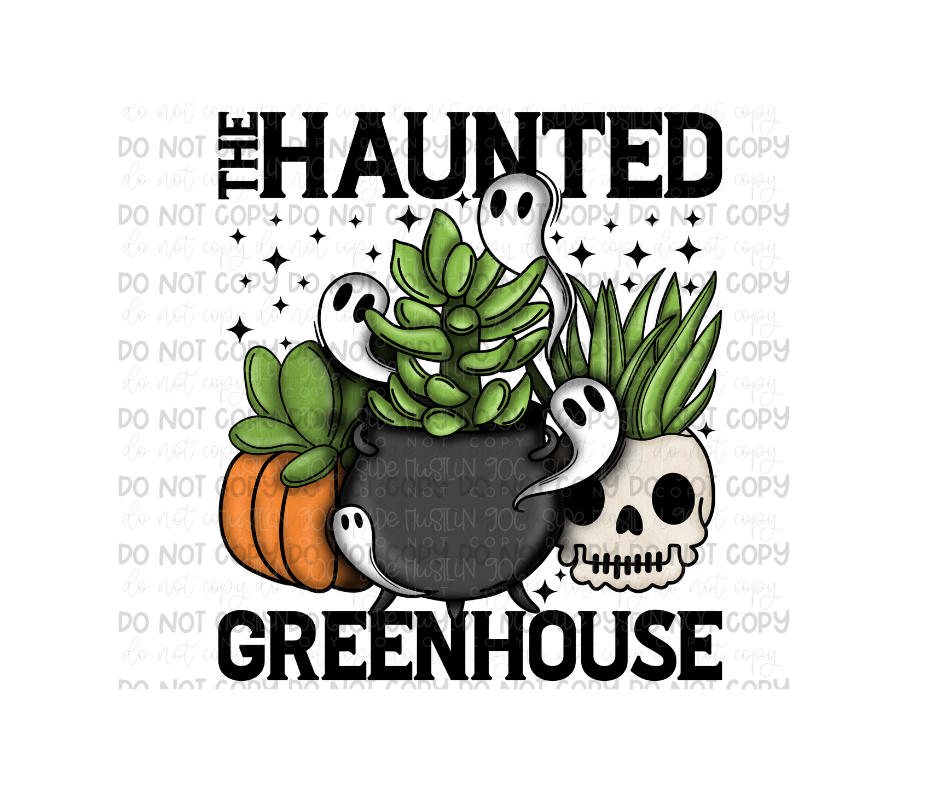 The Haunted Greenhouse -Ready to Press Transfer