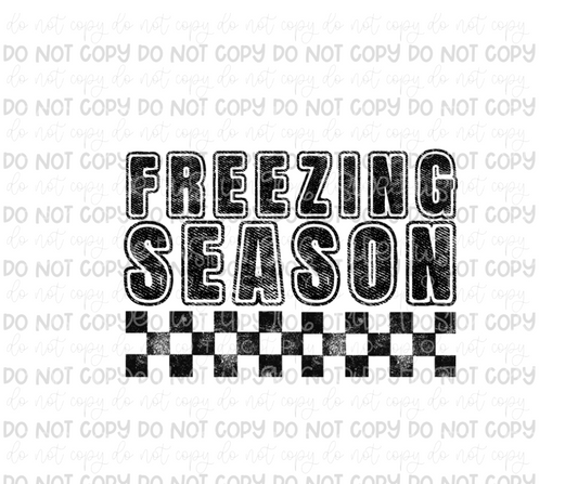 Freezing Season single color-Ready to Press Transfer