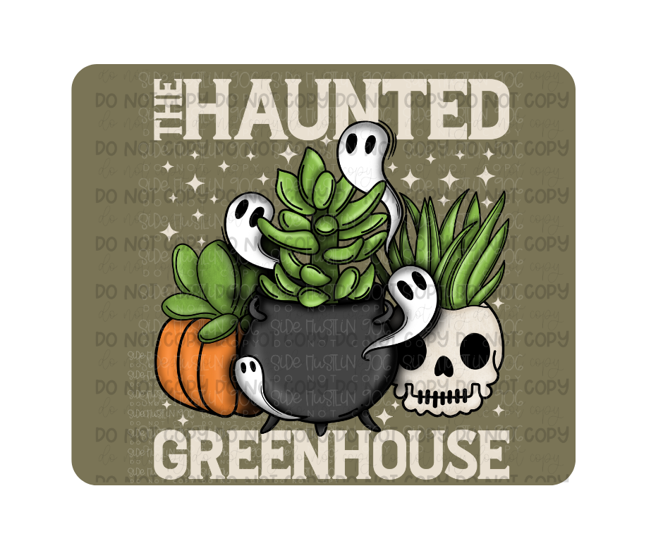 The Haunted Greenhouse cream-Ready to Press Transfer