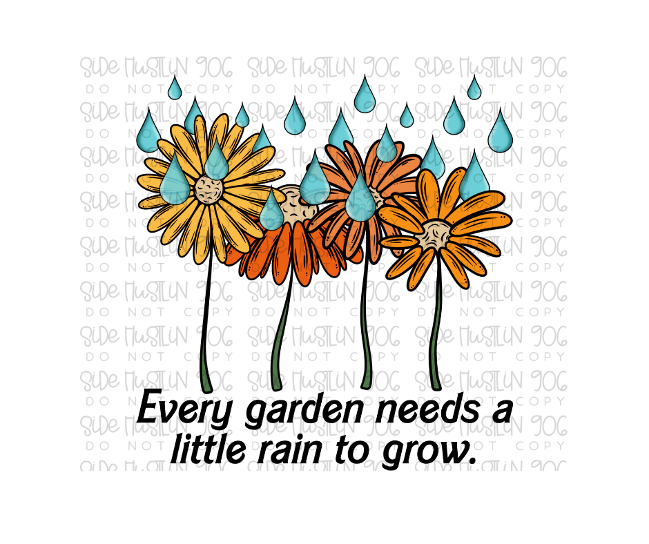 Flowers-Ready to Press Transfer