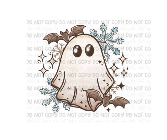 Spooky Winter Ghostie-Ready to Press Transfer