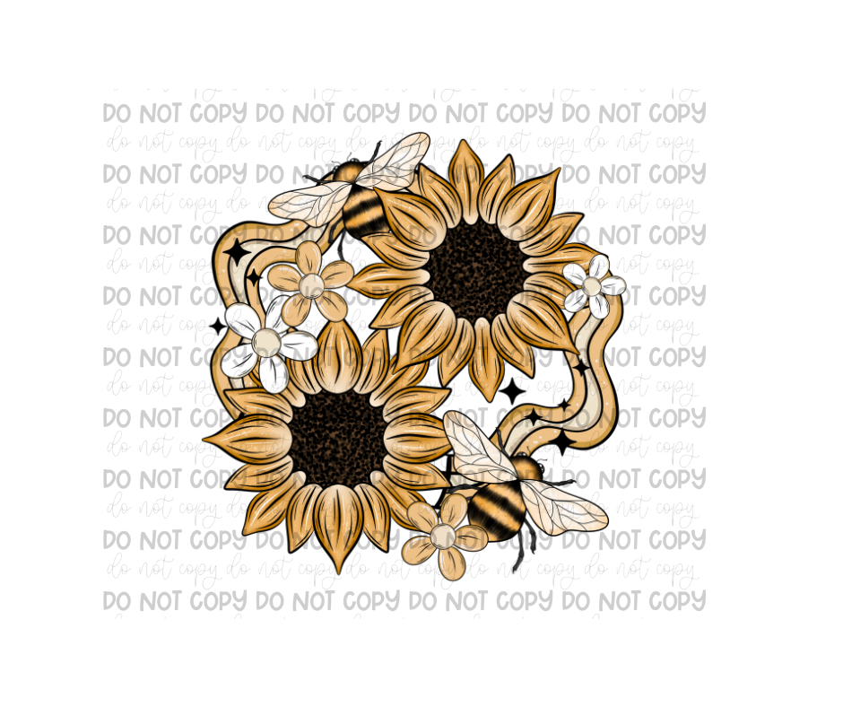 Sunflower-Ready to Press Transfer