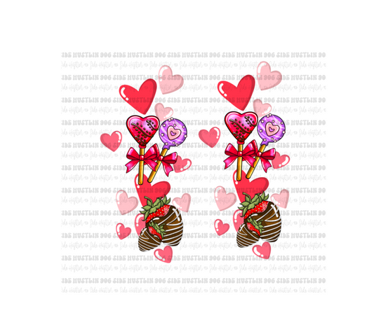 Valentine Sweets SLEEVES-Ready to Press Transfer