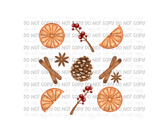 Spiced Christmas-Ready to Press Transfer