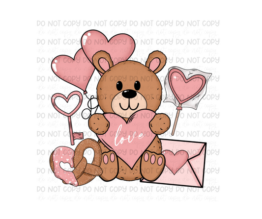 Love Bear -Ready to Press Transfer