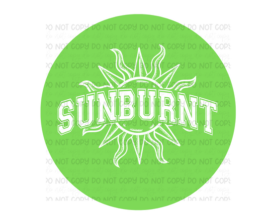 Sunburnt white-Ready to Press Transfer