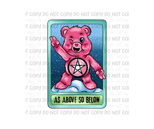 As above So Below card -Ready to Press Transfer