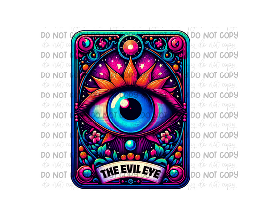 The Evil Eye card-Ready to Press Transfer