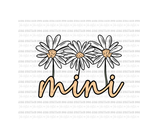 Mini daisy-Ready to Press Transfer