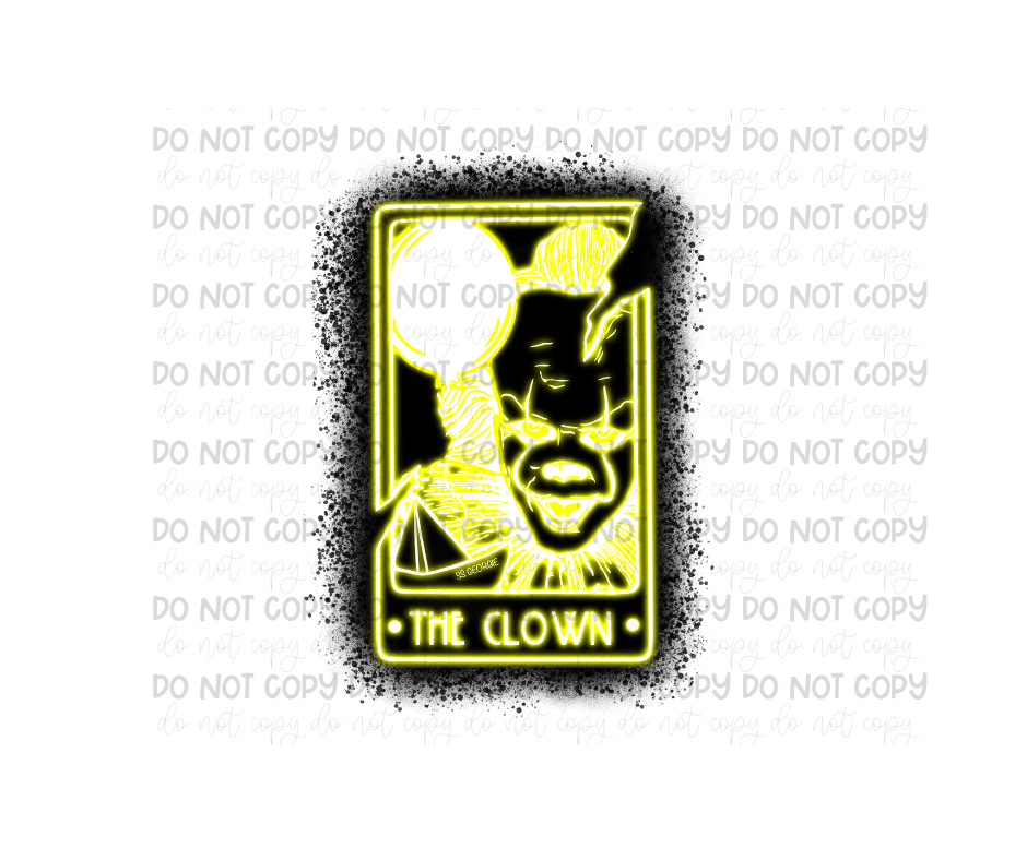 Neon Clown-Ready to Press Transfer