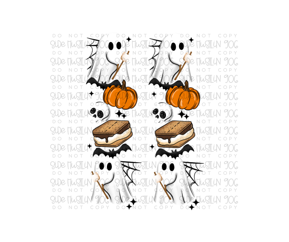 Campfire Spooky Stories Sleeve-Ready to Press Transfer