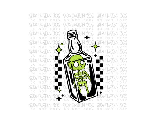 Feelings Bottled up Black-Ready to Press Transfer