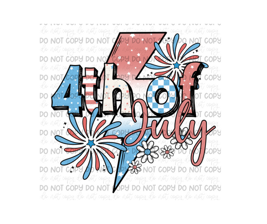 4th of July-Ready to Press Transfer