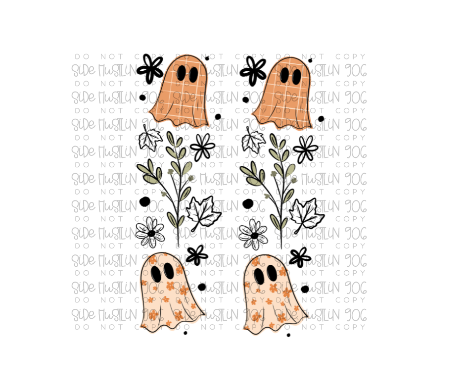 Ghostie Stripe Sleeve-Ready to Press Transfer