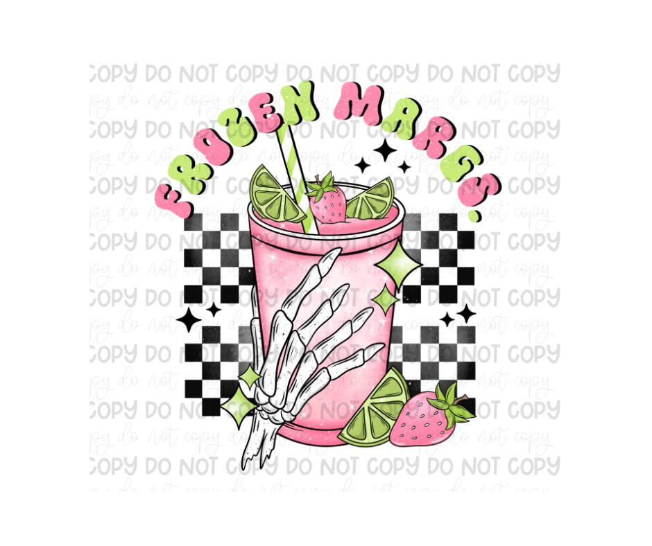 Frozen Margs-Ready to Press Transfer