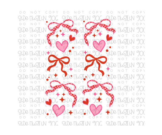 Xoxo Bow Sleeve-Ready to Press Transfer