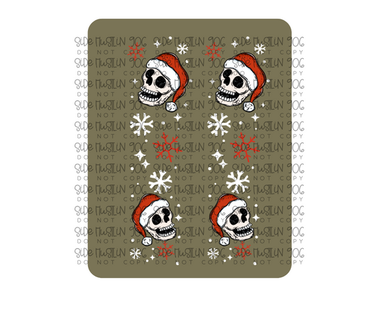 Snow Is Falling Skellie Sleeve White-Ready to Press Transfer