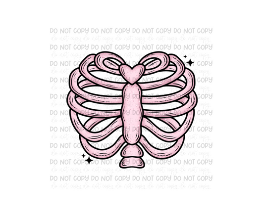 Heart Ribcage-Ready to Press Transfer