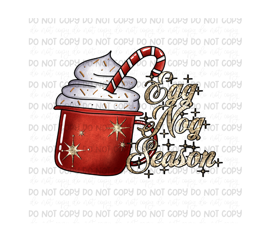 Egg Nog Season-Ready to Press Transfer