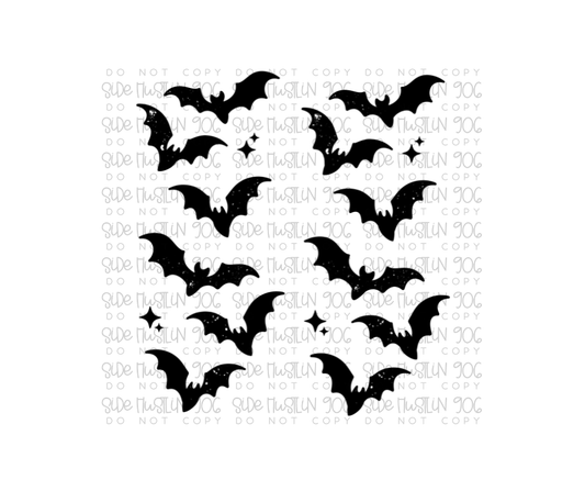 Freakin Bats Sleeve Black-Ready to Press Transfer