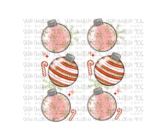 Holly Jolly Ornament Sleeve-Ready to Press Transfer