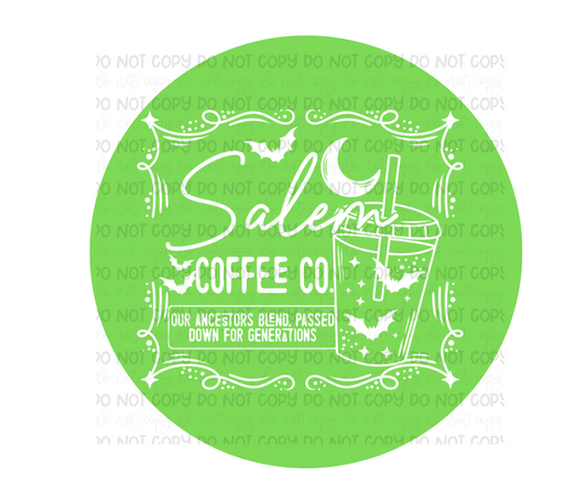 Salem Coffee white-Ready to Press Transfer