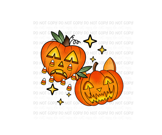 Laugh Now Cry Later pumpkins-Ready to Press Transfer