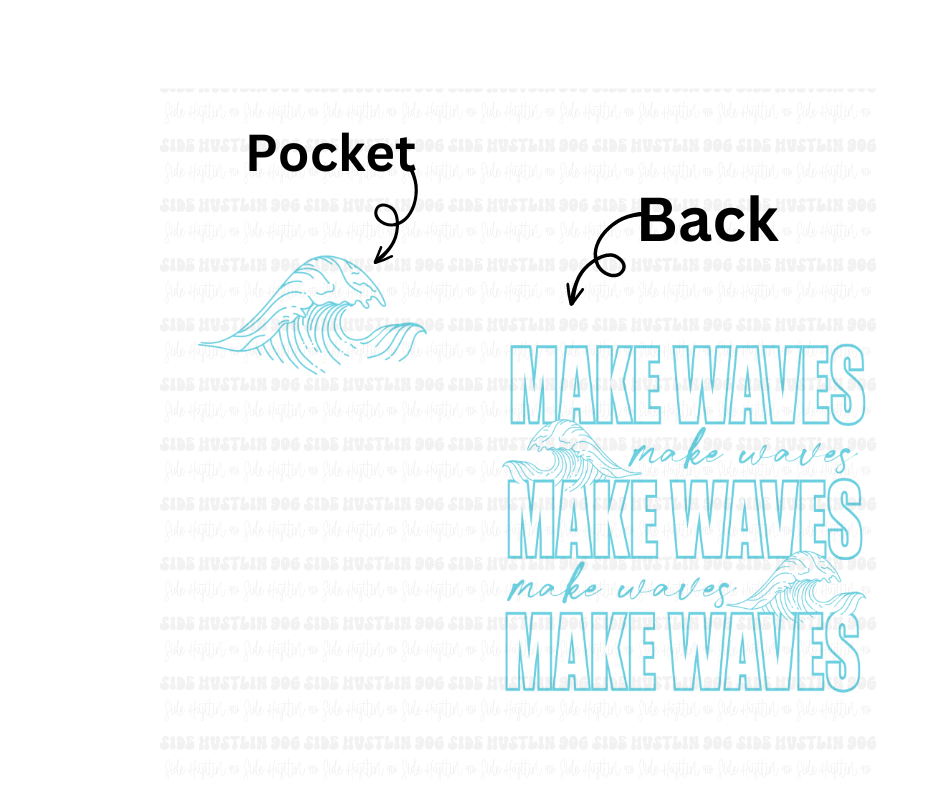 Make Waves-Ready to Press Transfer