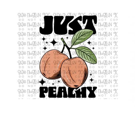 Just Peachy w/accents-Ready to Press Transfer