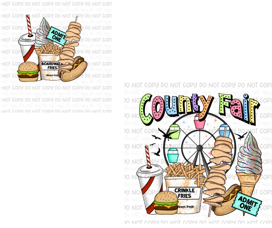 County Fair & pocket-Ready to Press Transfer