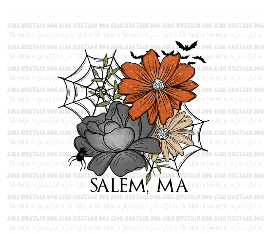 Salem Floral-Ready to Press Transfer