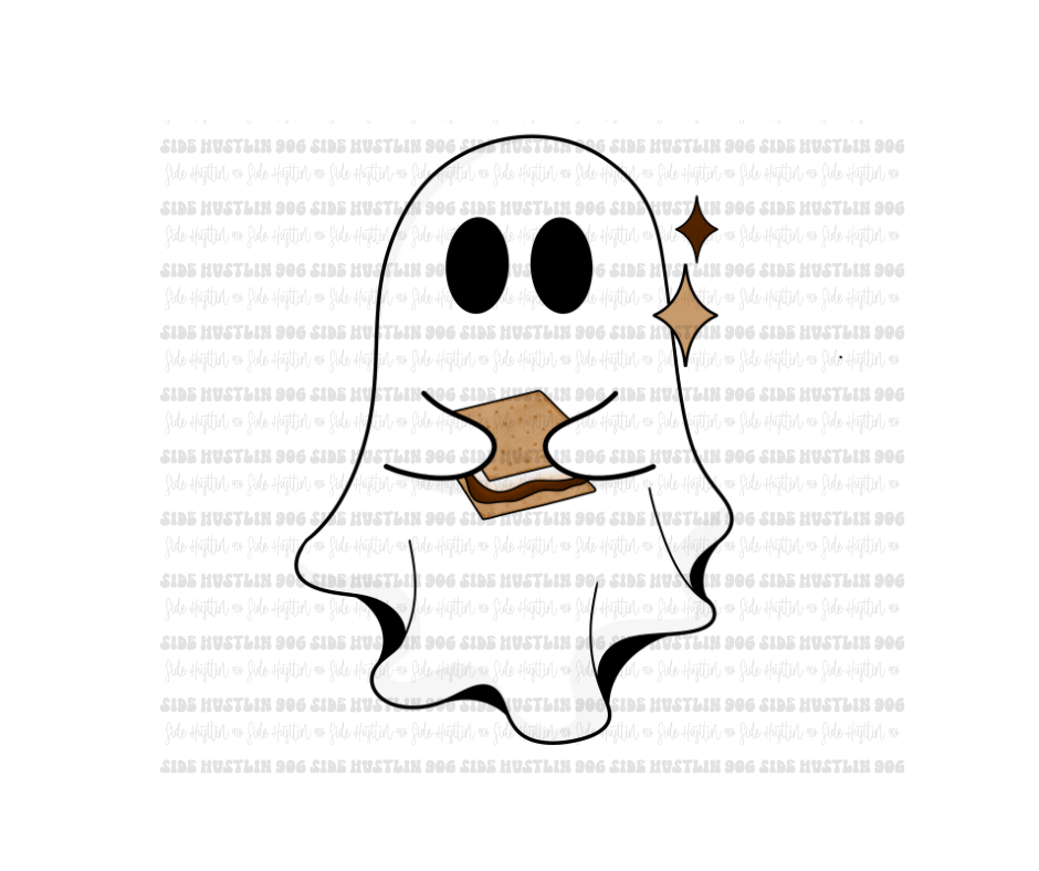 Ghost Smore-Ready to Press Transfer