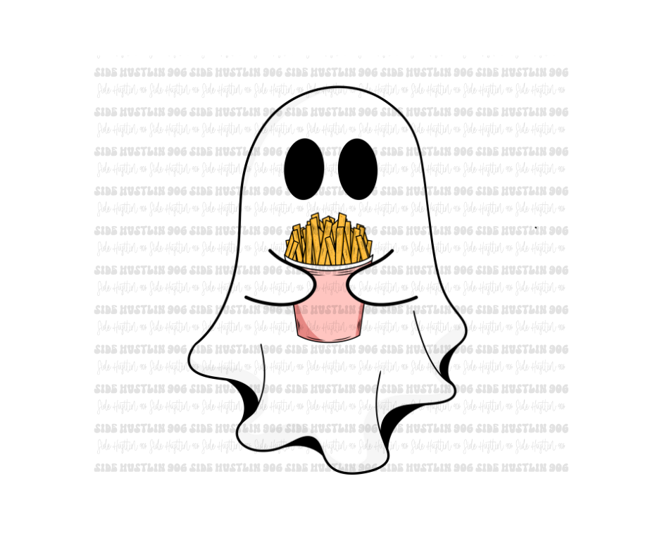 Ghost Fries-Ready to Press Transfer