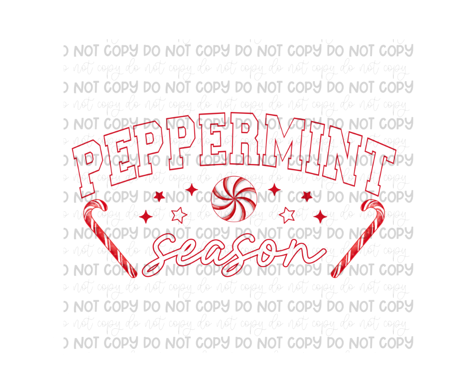 Peppermint Season-Ready to Press Transfer