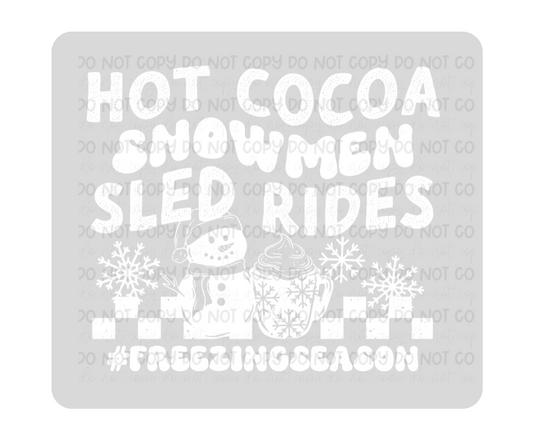 Freezing Season white-Ready to Press Transfer