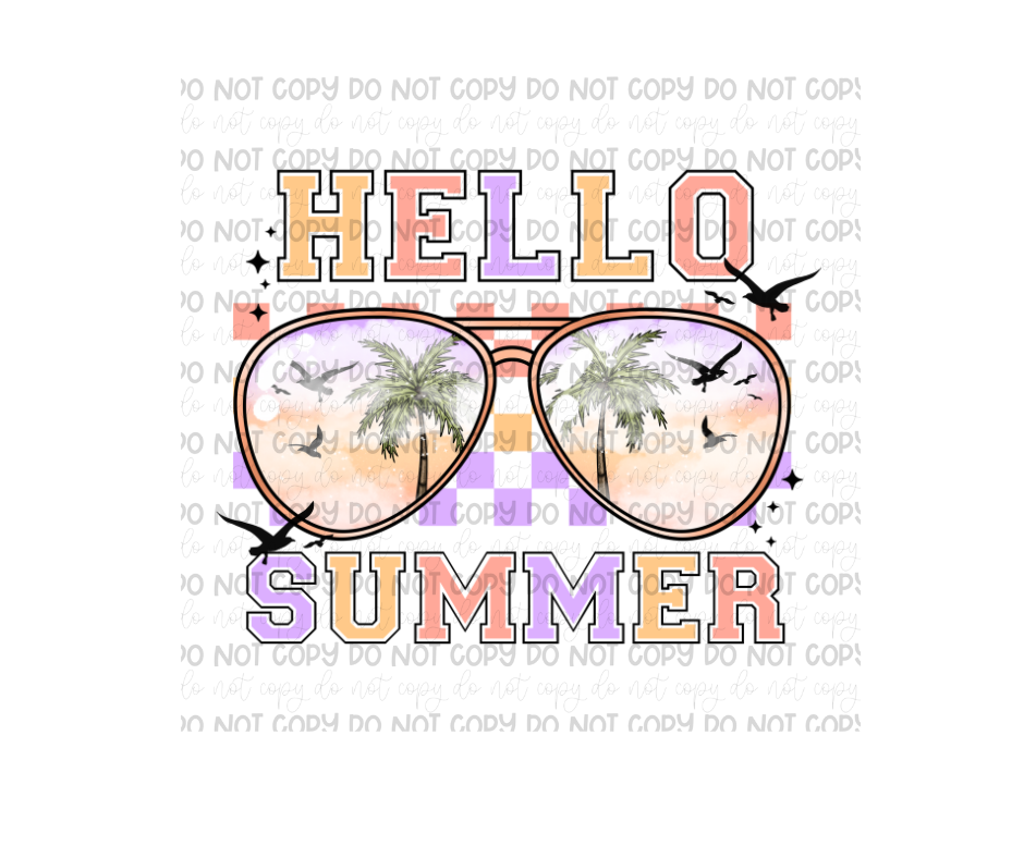 Hello Summer-Ready to Press Transfer