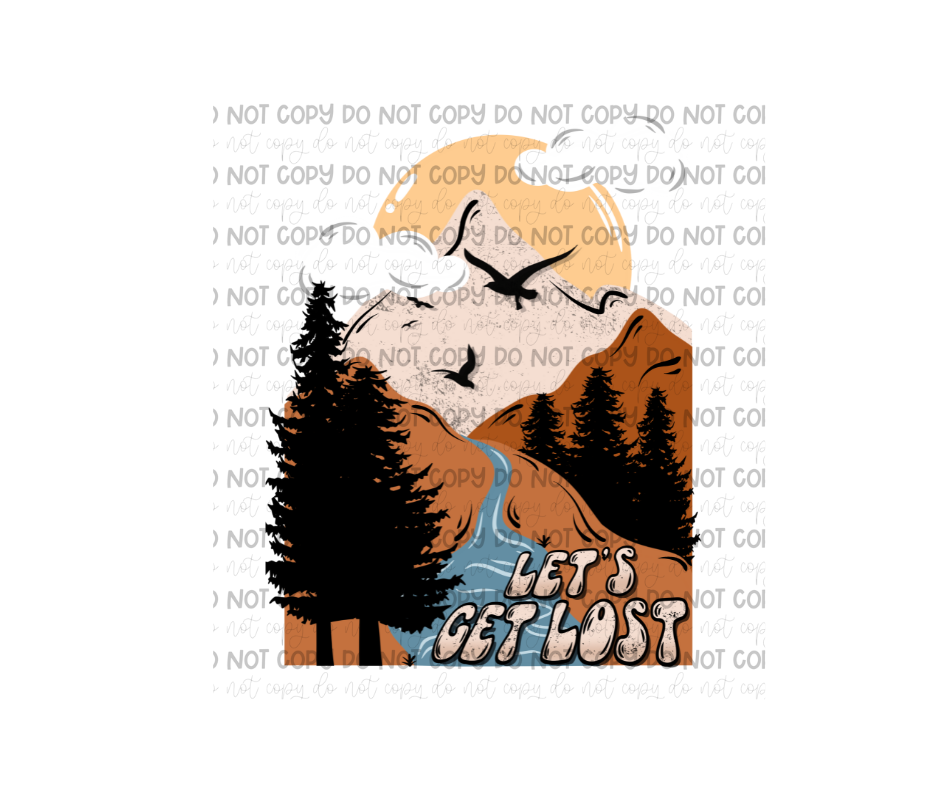 Let's Get Lost trees-Ready to Press Transfer