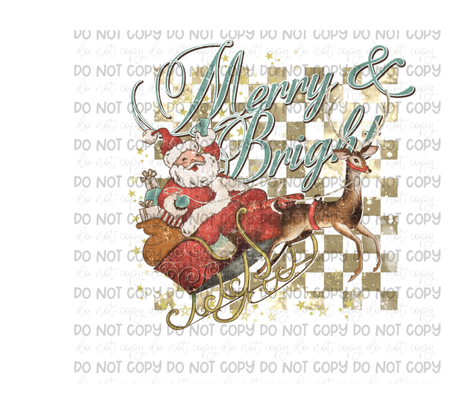 Merry & Bright-Ready to Press Transfer