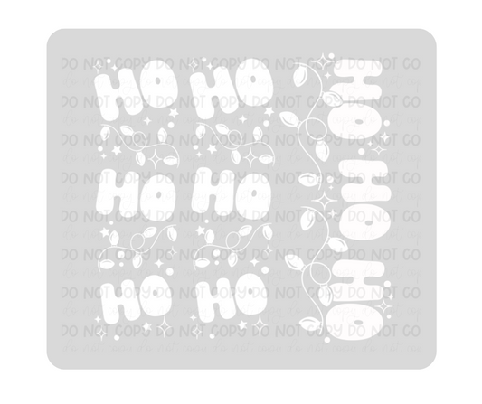 Ho Ho Ho white-Ready to Press Transfer