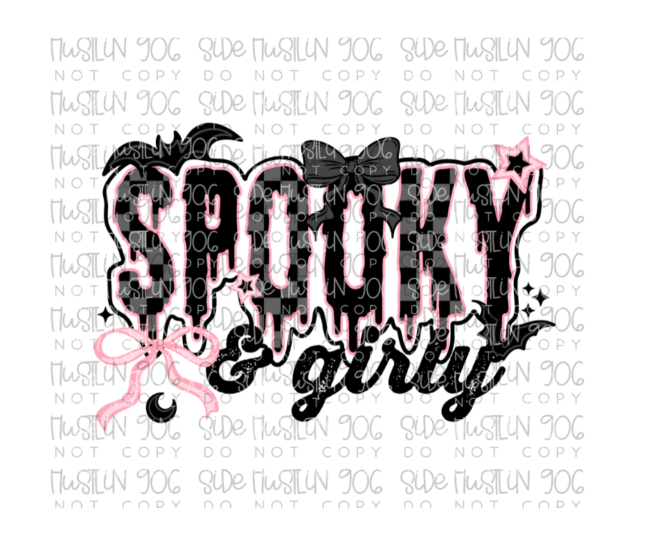 Spooky Girly-Ready to Press Transfer