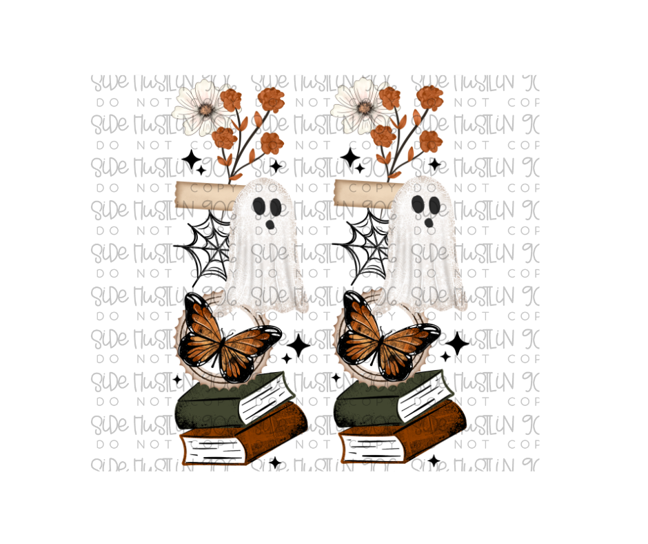 Book Ghostie Sleeve-Ready to Press Transfer