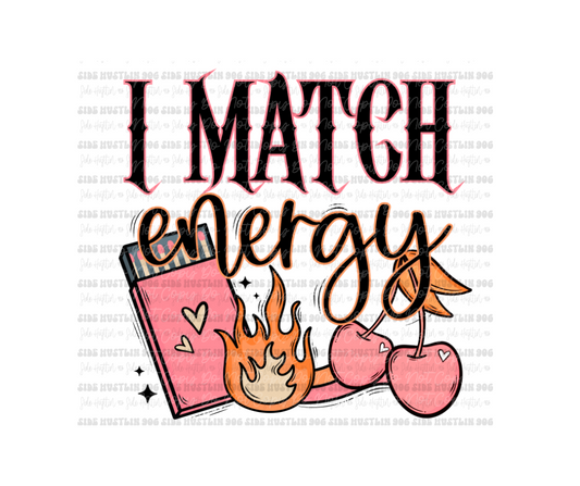 I match Energy cherries-Ready to Press Transfer