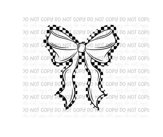 Single color Bow -Ready to Press Transfer